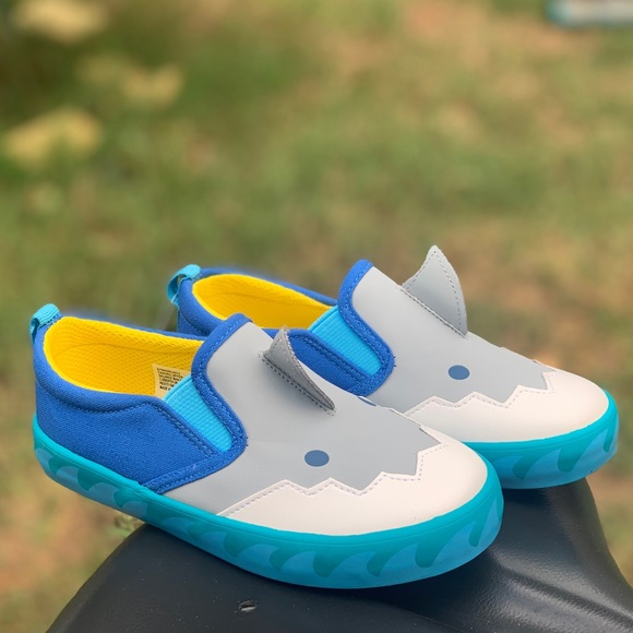wonder nation Other - Shark Attack Toddler Children Casual Slip On Shoe